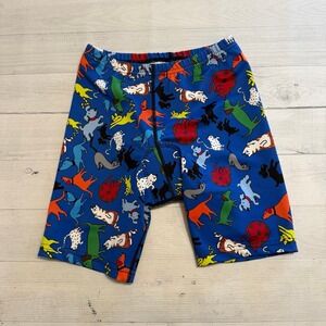 Aerotech designs cycle wear kids cycling short colorful dog print youth XL